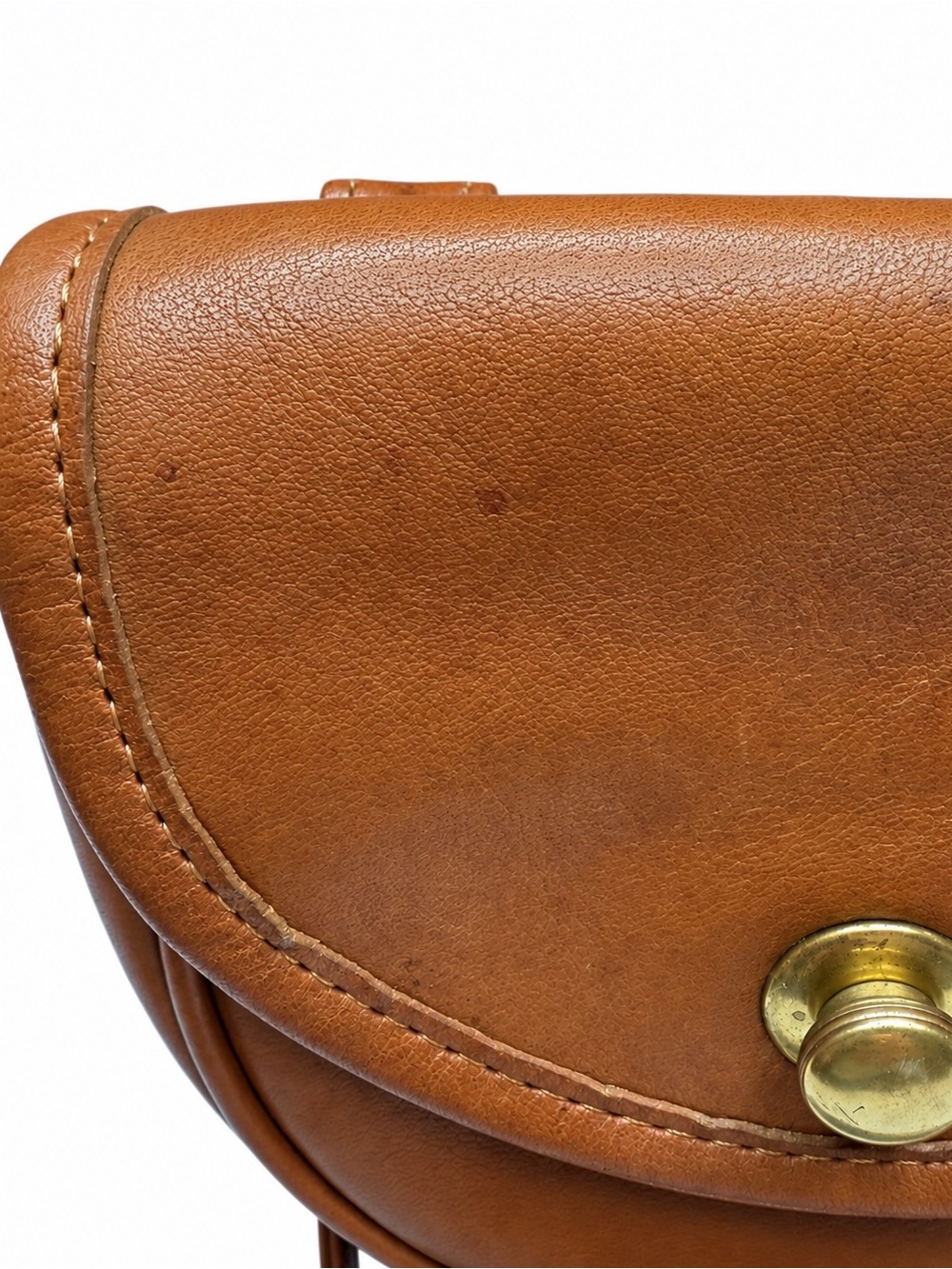 Vintage 9826 Coach Mini Belt Bag British Tan Glovetanned Leather USA 0722-132 - Picture 15 of 16